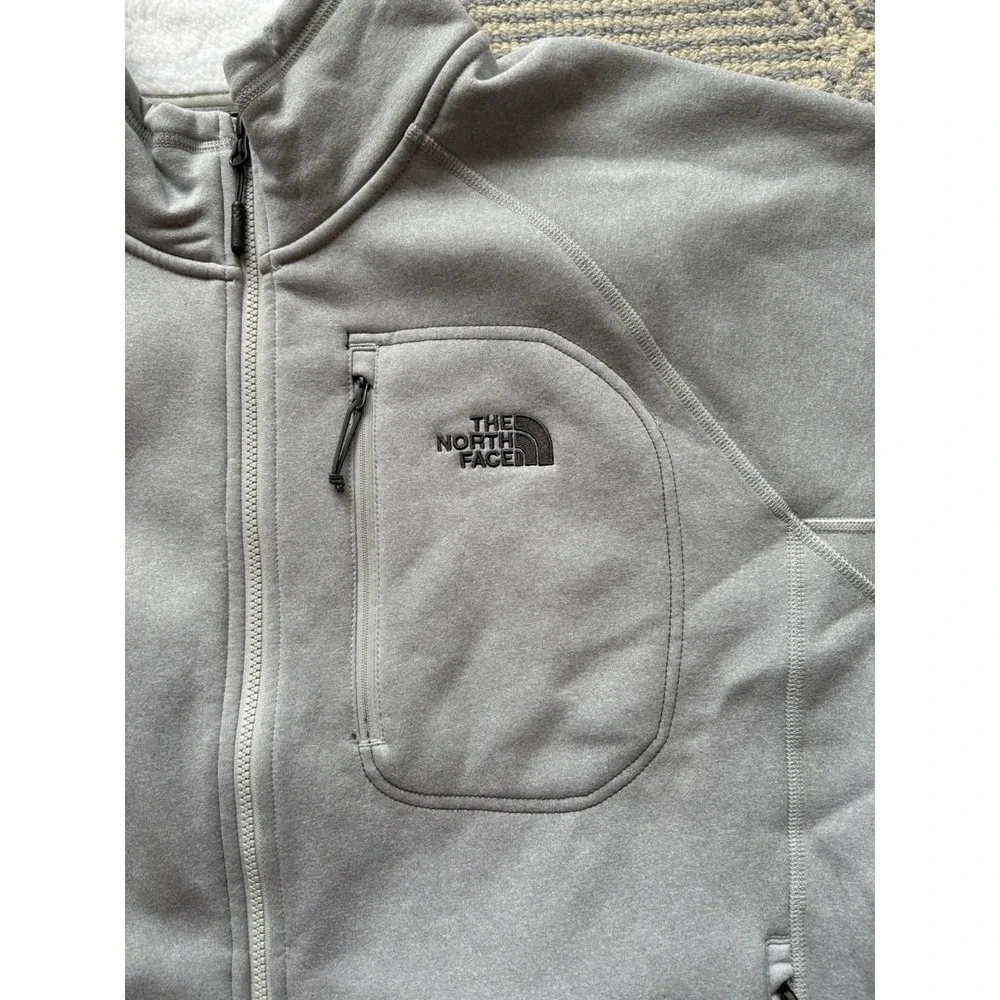 The North Face Full-Zip Lined Jacket - Light Gray - XXL‎ 2XL